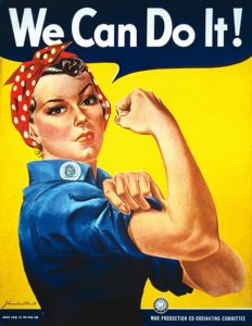 Affiche We Can Do It datant de 1943