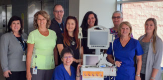 Groupe d'infirmières formant l'équipe PICC à Montfort.