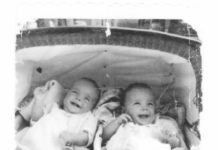Nicole Joly et Angèle Robillard, première jumelles nées à Montfort