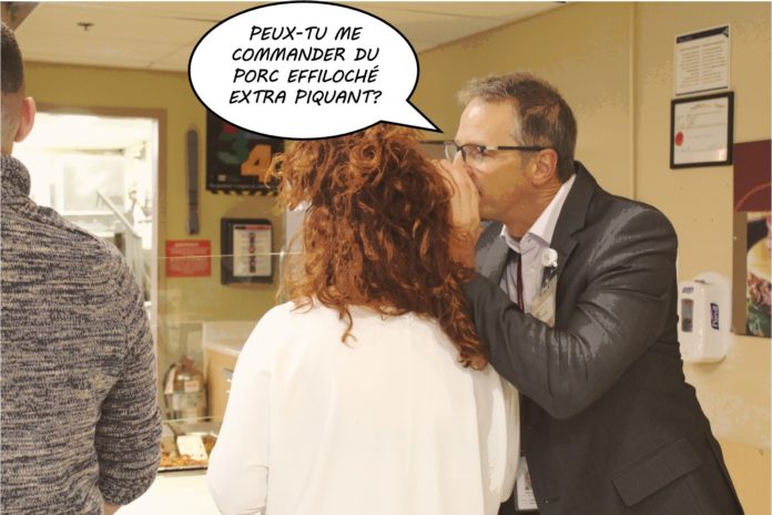 Employés à la cafétéria