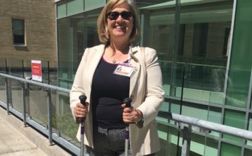 La jambe bionique de Caroline