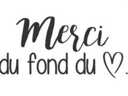 Merci du fond du coeur