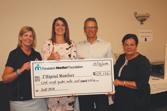 Chèque_golf 2018_final Remise de chèque à la suite du tournoi de golf de la Fondation