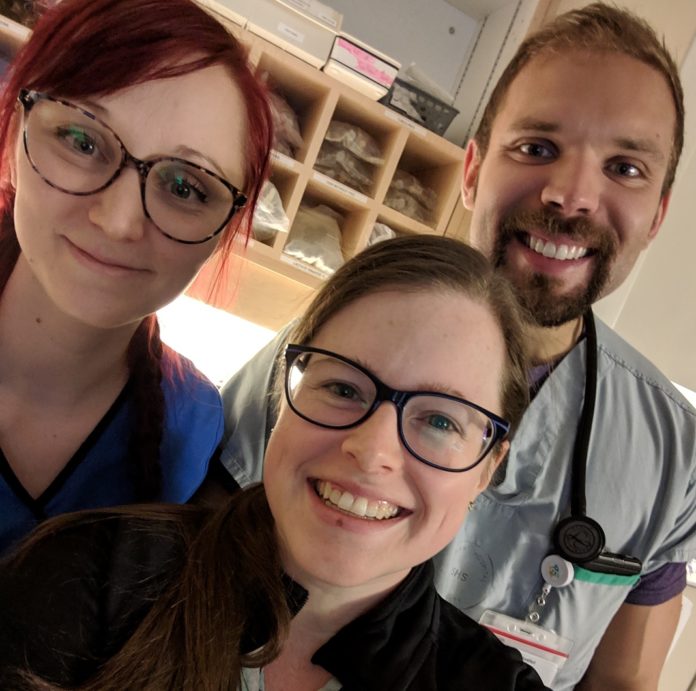 Charline, Tanya et Simon