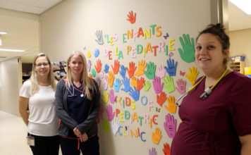 Nouveau coin lecture en pédiatrie