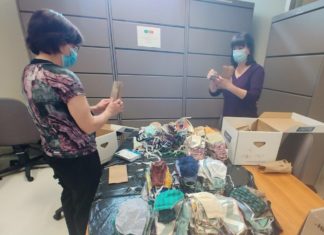 Des masques en tissu, par et pour notre communauté