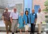 Une vitrine met l’Association des bénévoles à l’honneur